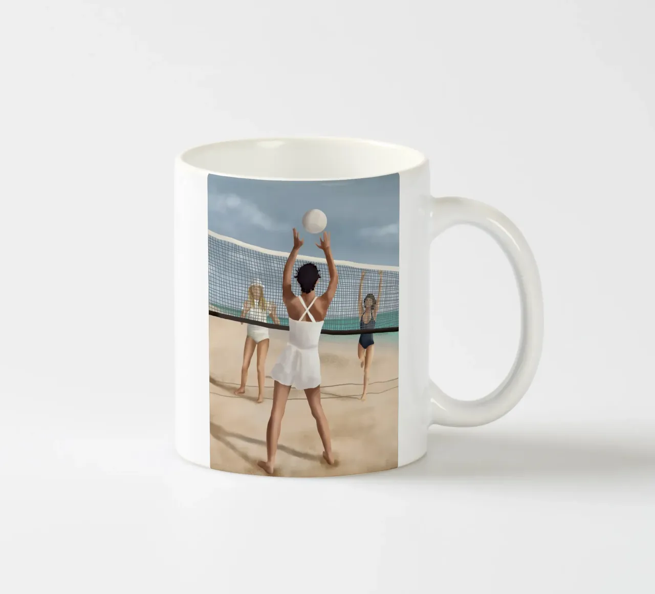 Sand and Sunshine tazza in ceramica da cityart