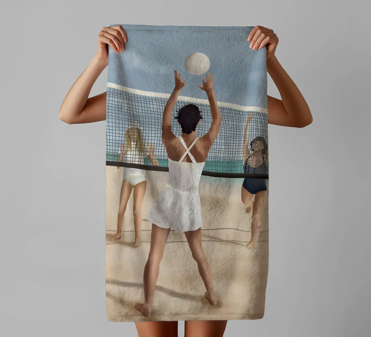Sand and Sunshine asciugamano da bagno da cityart
