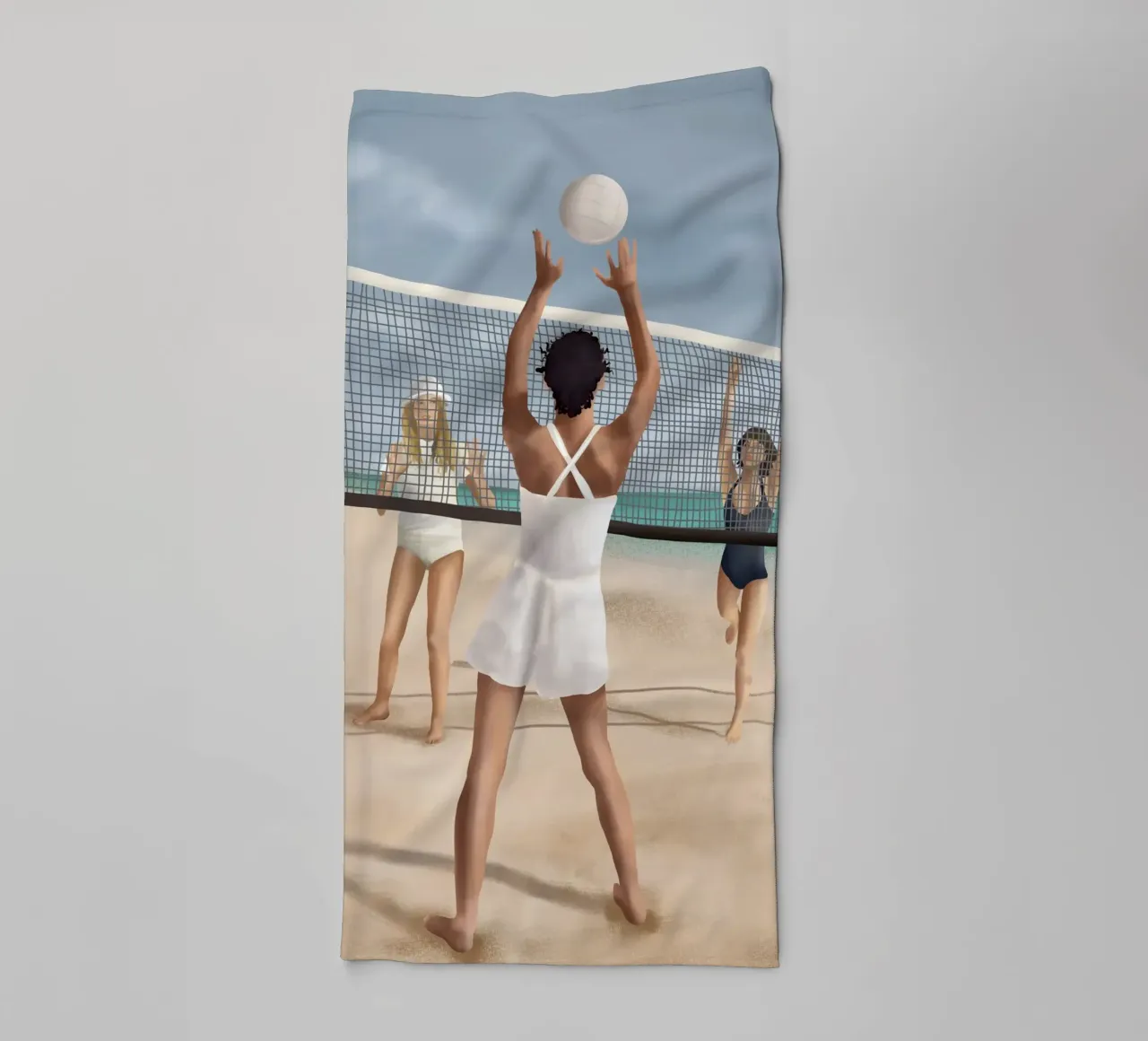 Sand and Sunshine asciugamano da bagno da cityart