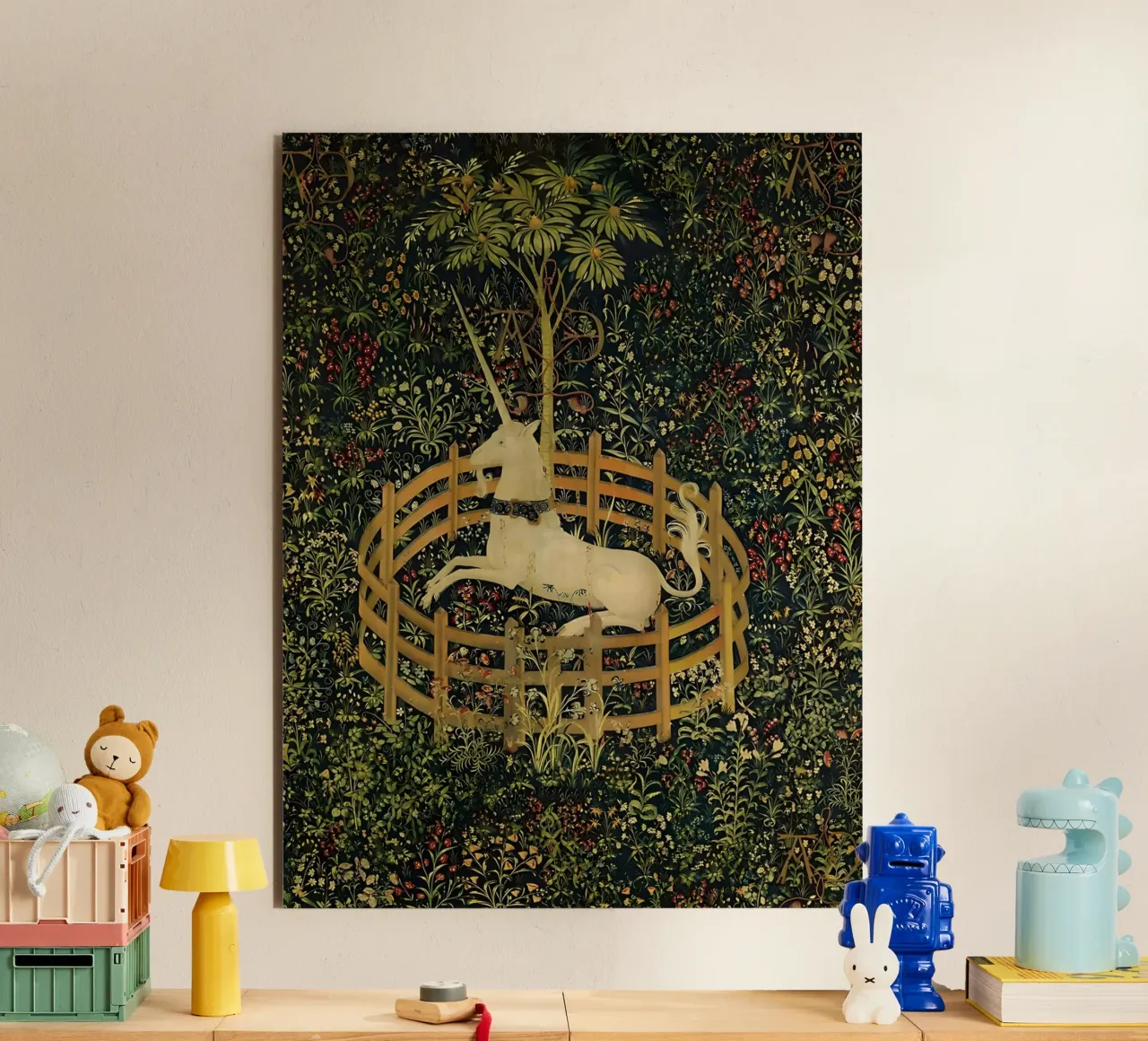Unicornio en cautividad aluminio dibond de William Store