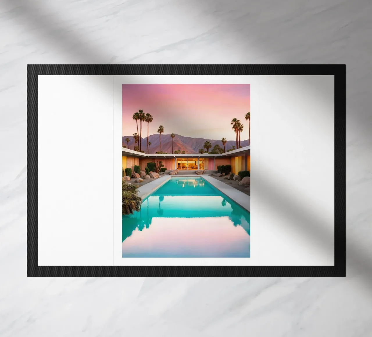 Mid Century Pool Art zerbino da robertmotoiart
