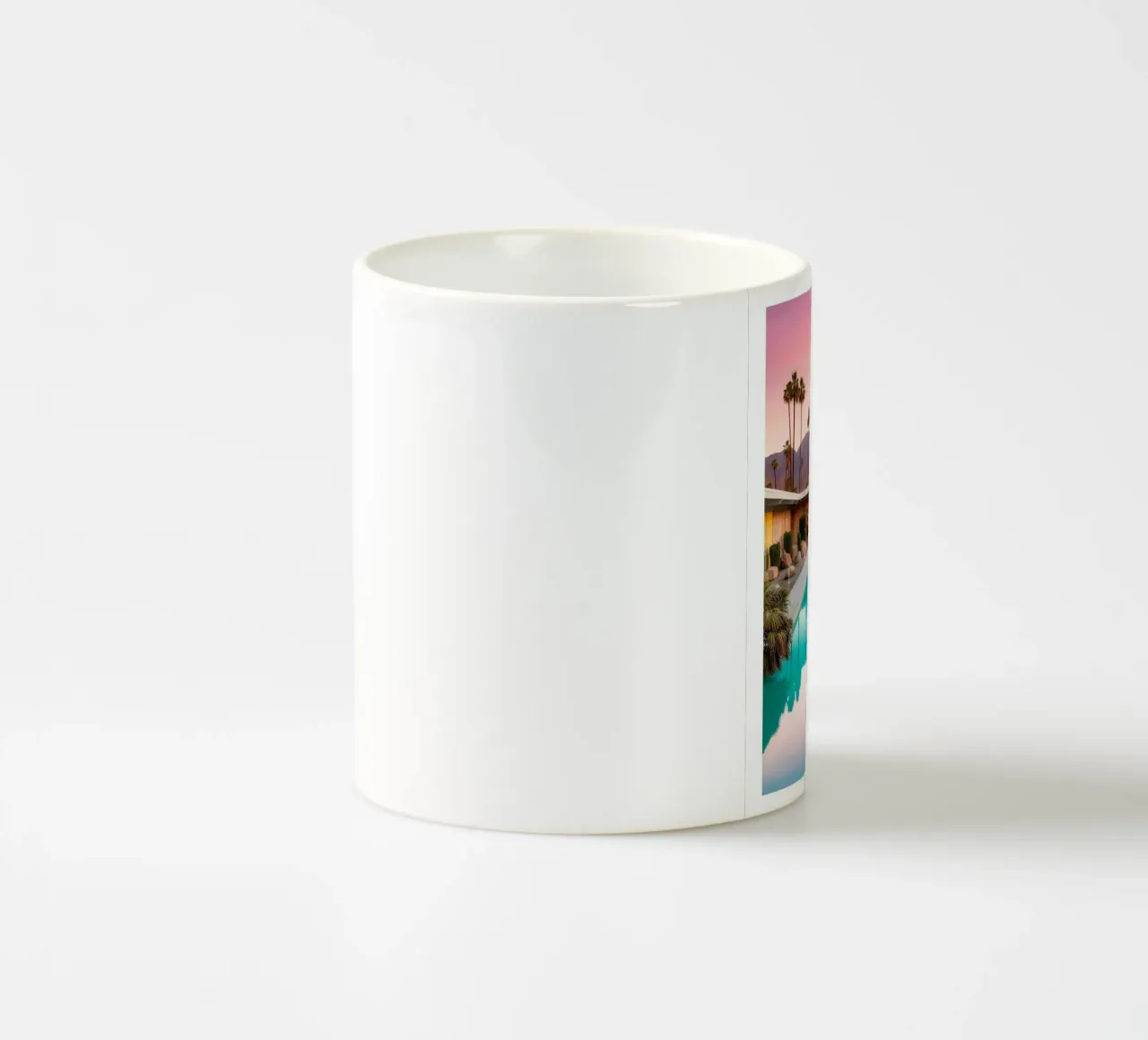 Mid Century Pool Art tazza in ceramica da robertmotoiart