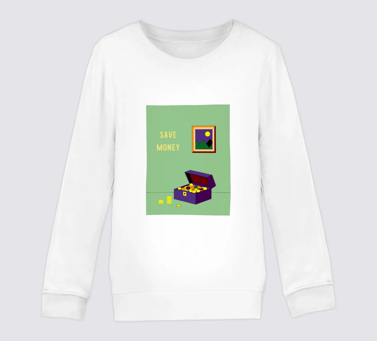 Risparmiare denaro felpa bambino da OUR SHOP
