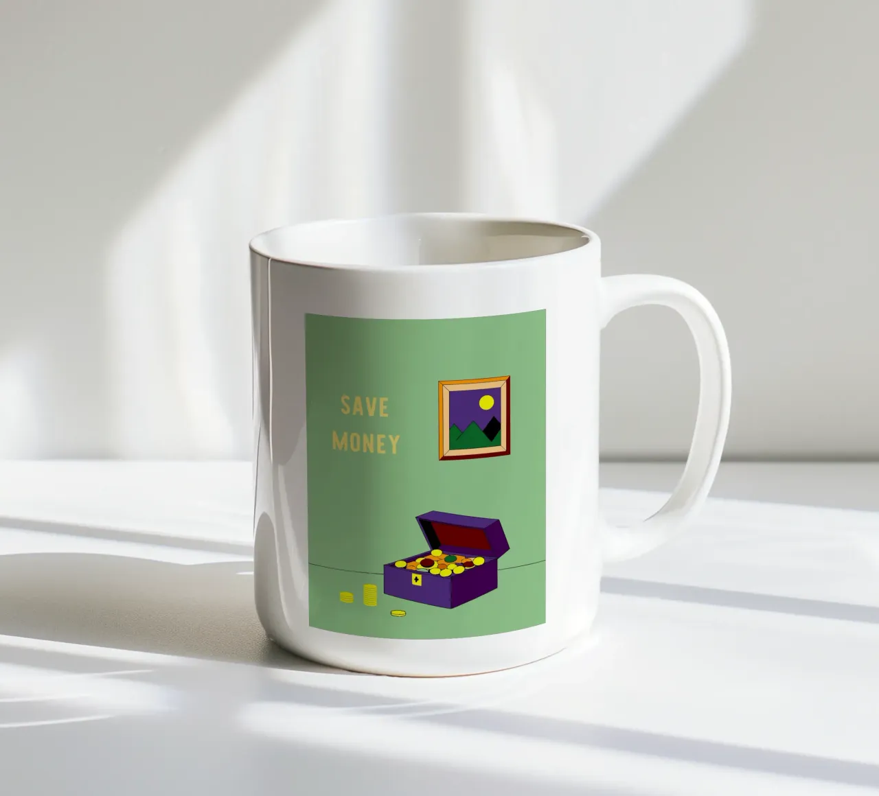 Risparmiare denaro tazza in ceramica da OUR SHOP