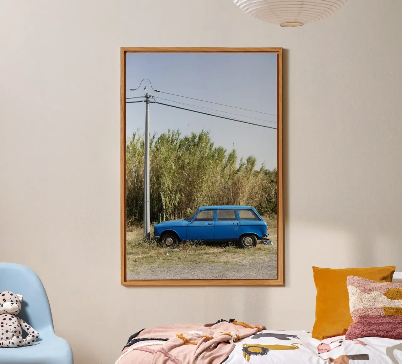 Auto d'epoca in Provenza alluminio dibond da Simon Koy