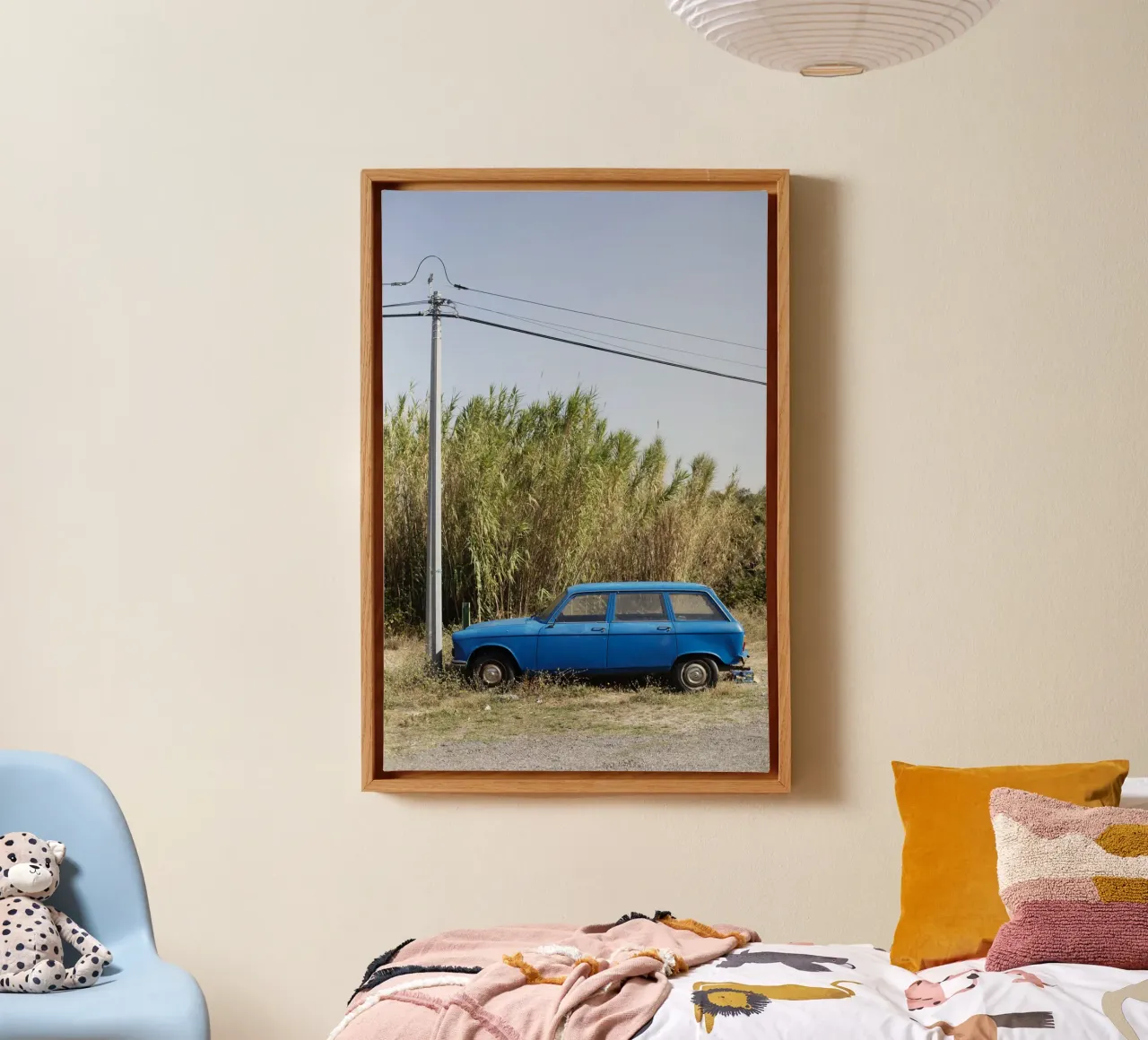Oldtimers in de Provence canvas van Simon Koy