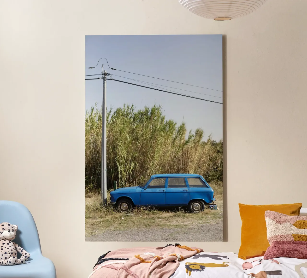 Oldtimers in de Provence canvas van Simon Koy