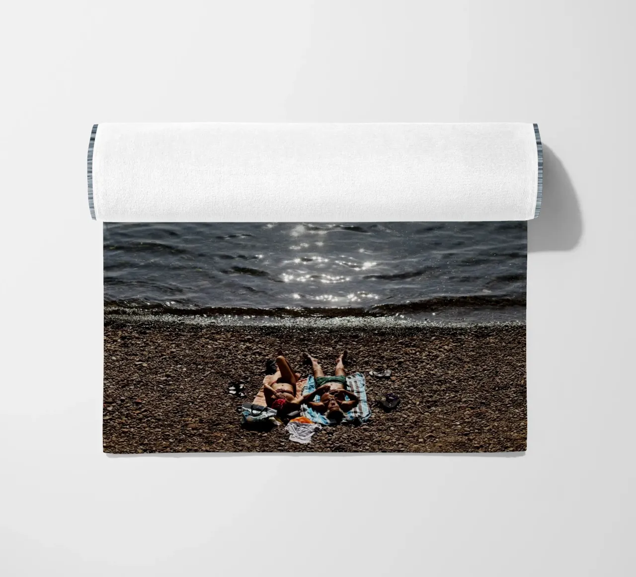 Bagno a La Ciodat telo mare da Simon Koy