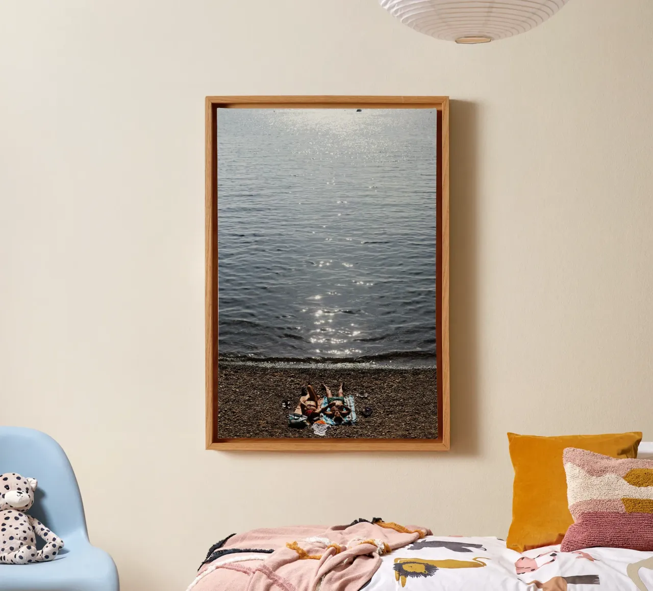 Bathing in La Ciodat canvas by Simon Koy
