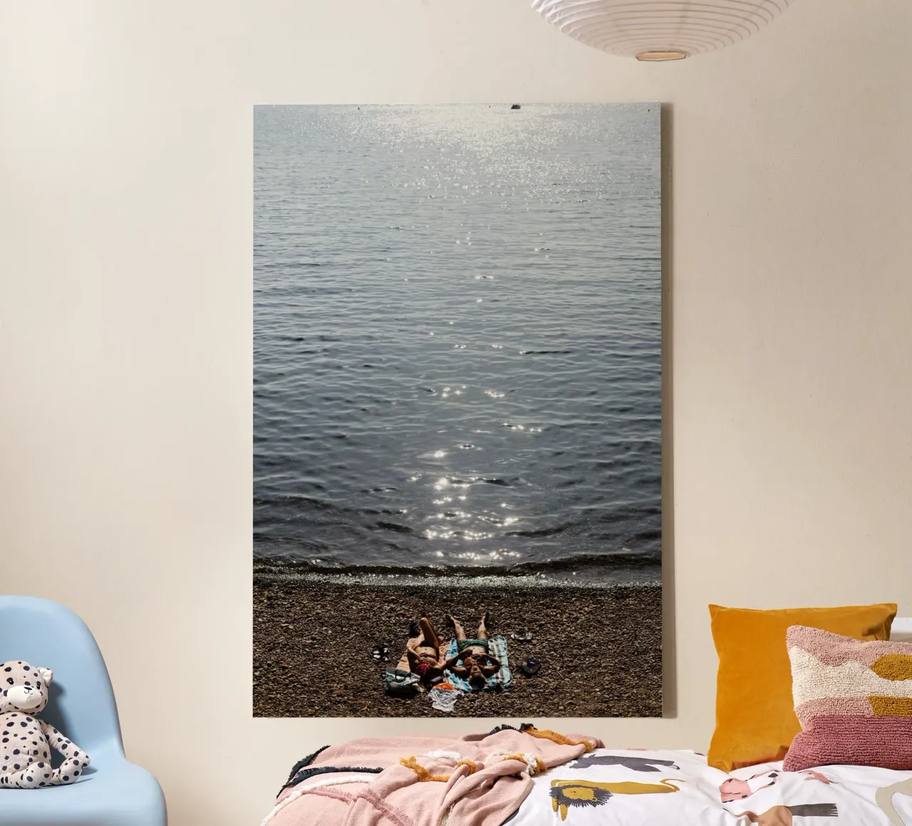 Bathing in La Ciodat canvas by Simon Koy