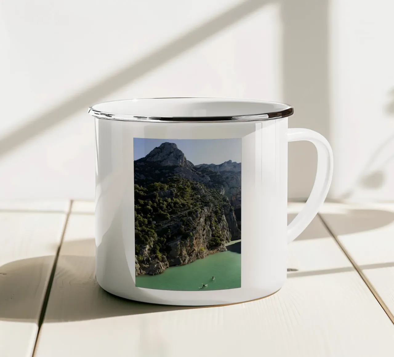 Gole di Verdun, Provenza tazza in smalto da Simon Koy
