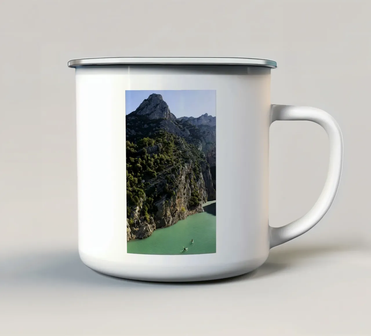 Gole di Verdun, Provenza tazza in smalto da Simon Koy