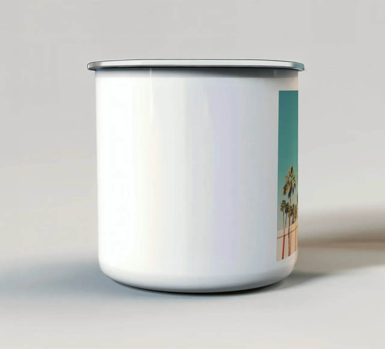 Palm Springs Getaway tazza in smalto da lennytravers