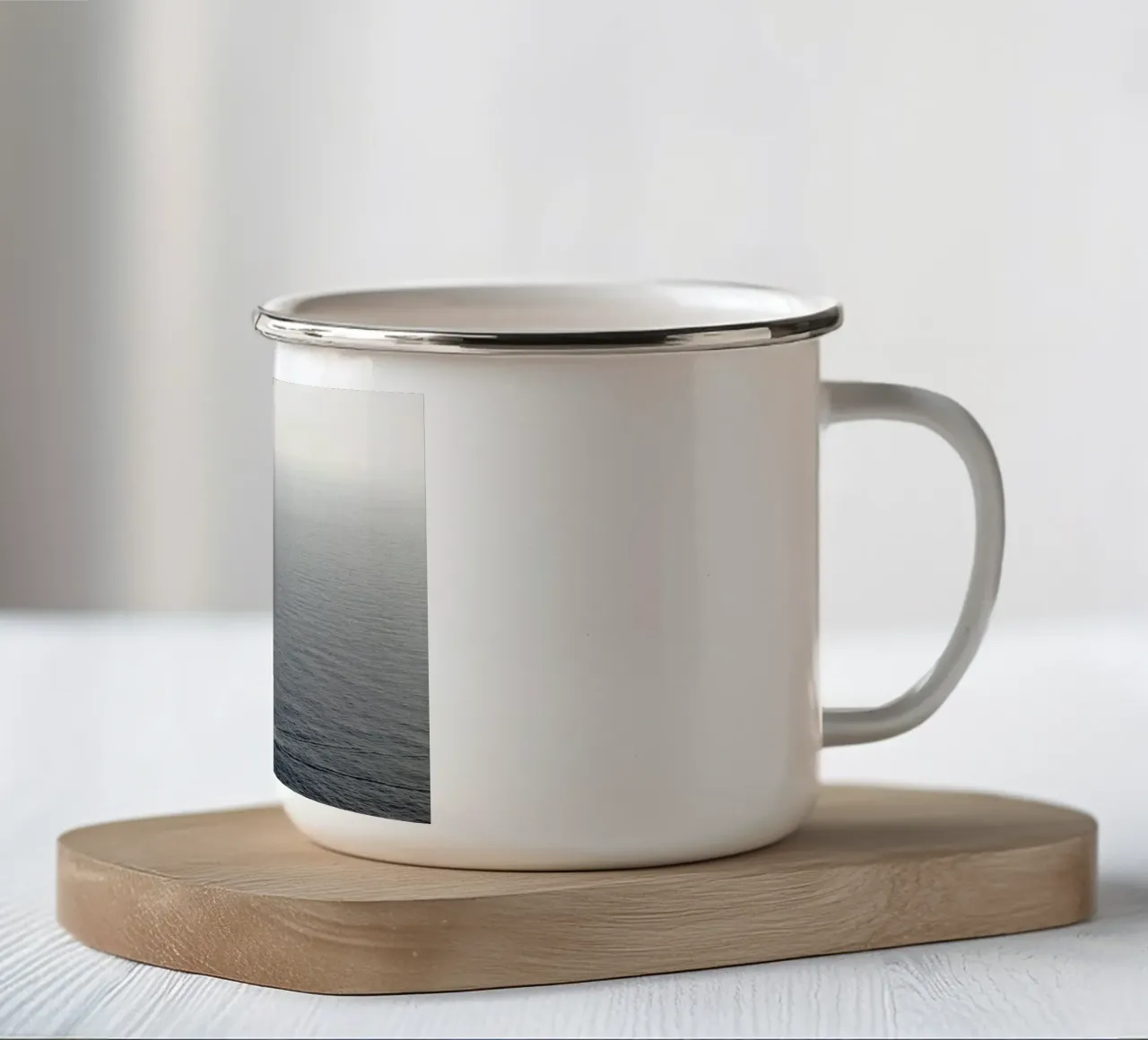 Barca a La Ciodat (Provenza) tazza in smalto da Simon Koy