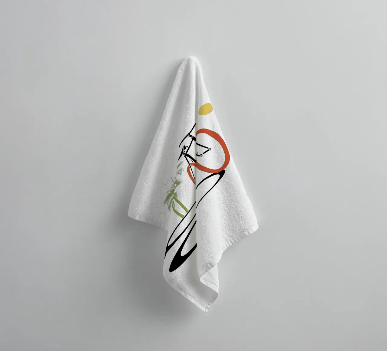 Fixed gear bycicle towel by LaylaOzFun