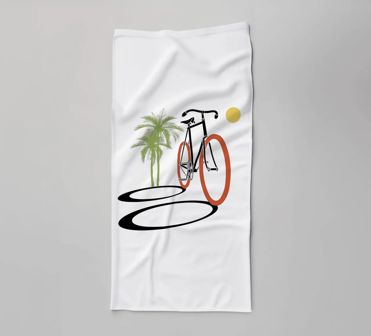 Fixed gear bycicle towel by LaylaOzFun