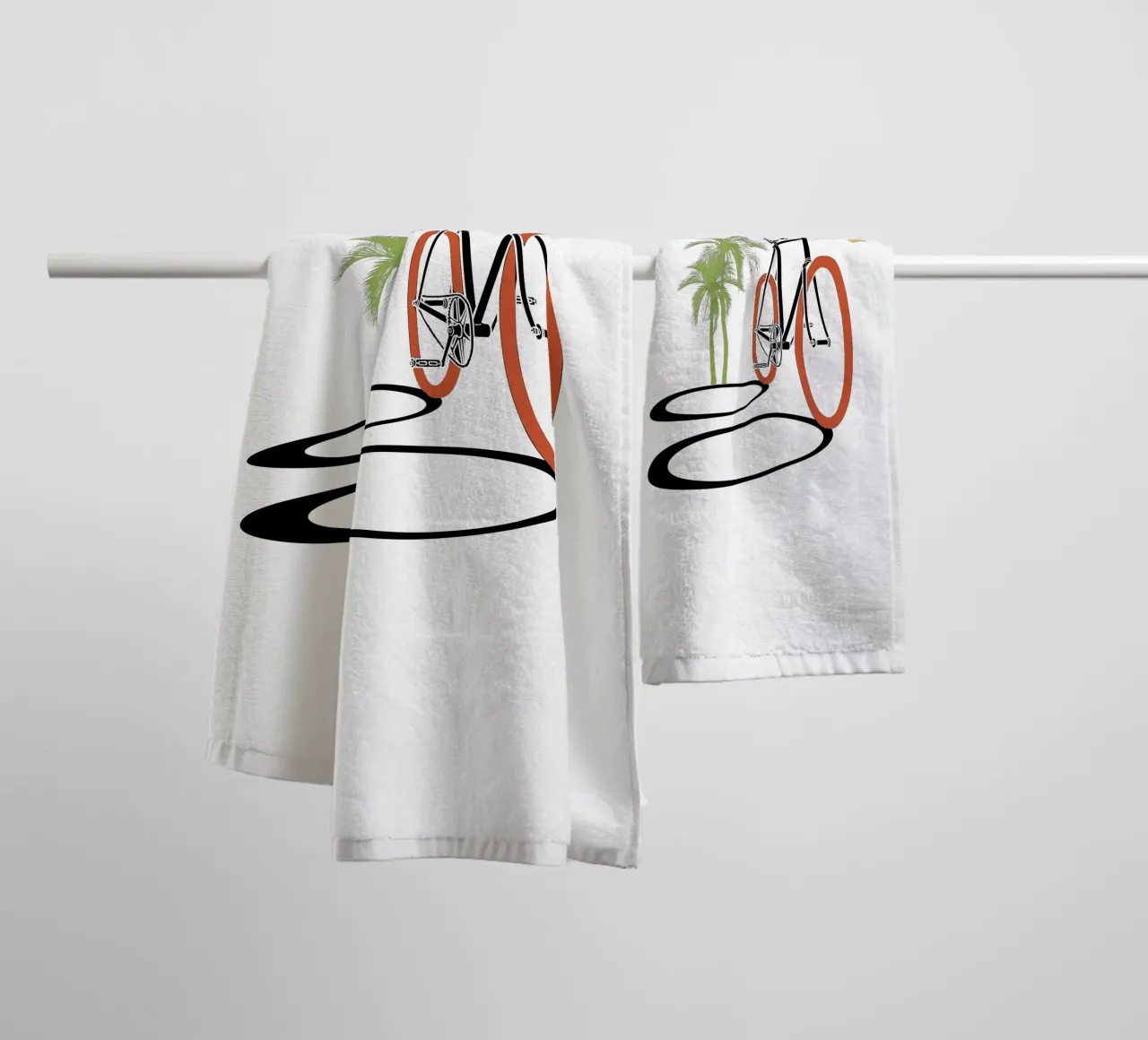 Fixed gear bycicle towel by LaylaOzFun