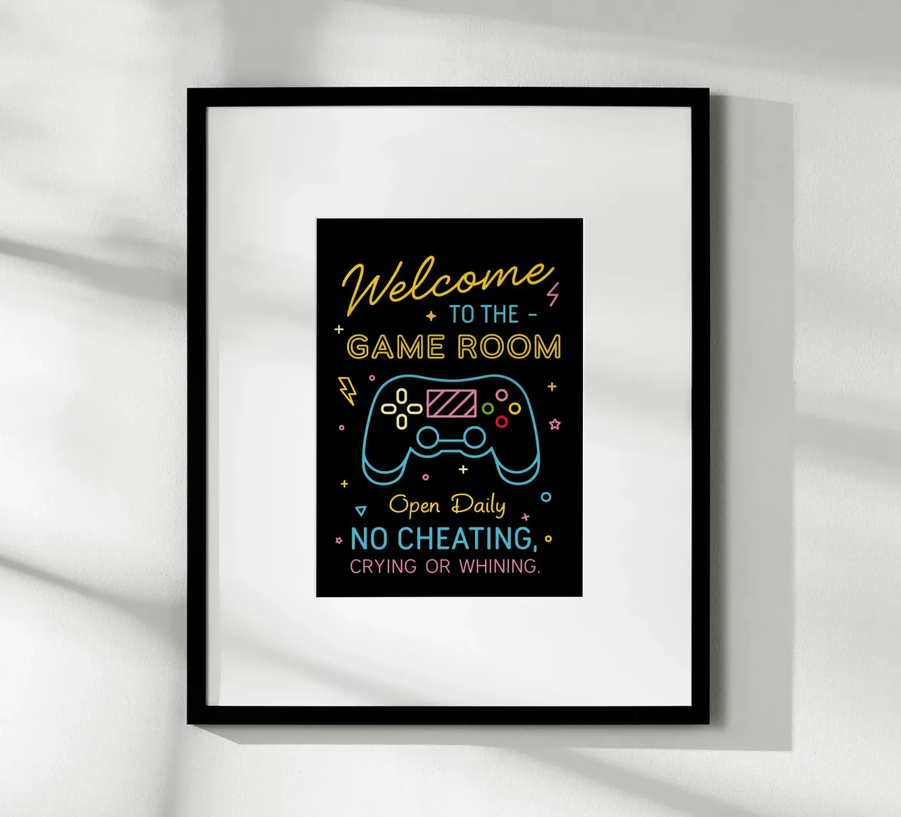 Welcome to the Game Room carta hahnemühle da edsonramosart