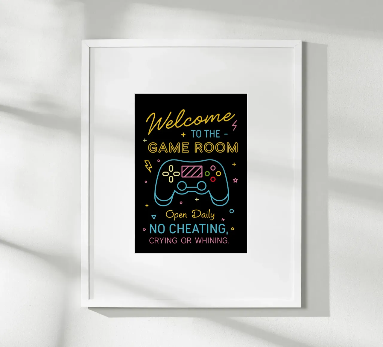 Welcome to the Game Room carta hahnemühle da edsonramosart