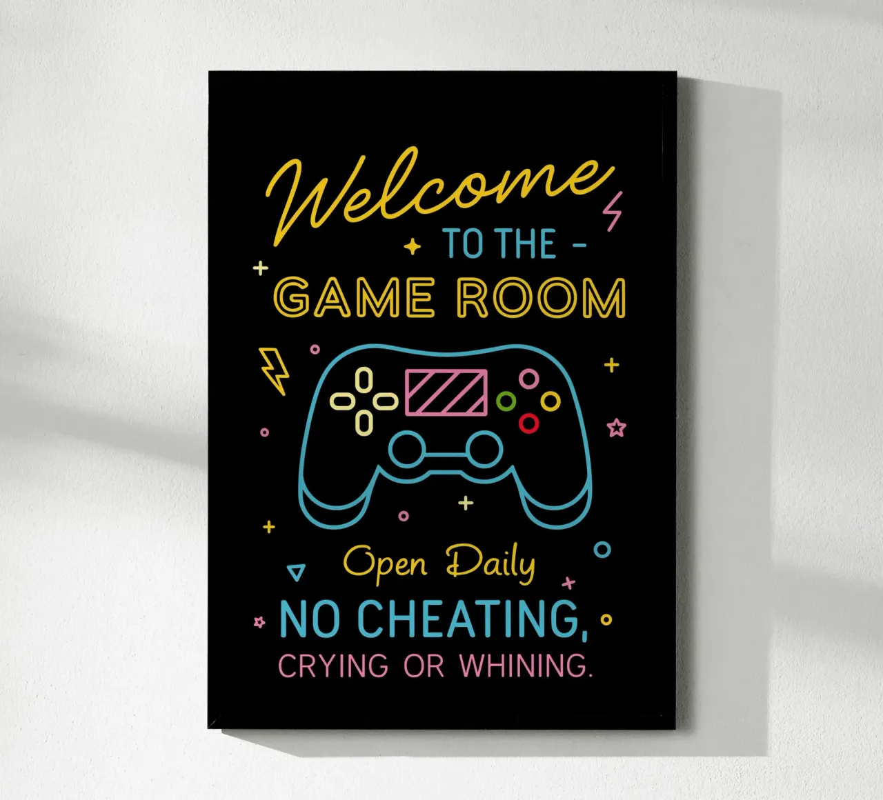 Welcome to the Game Room carta hahnemühle da edsonramosart