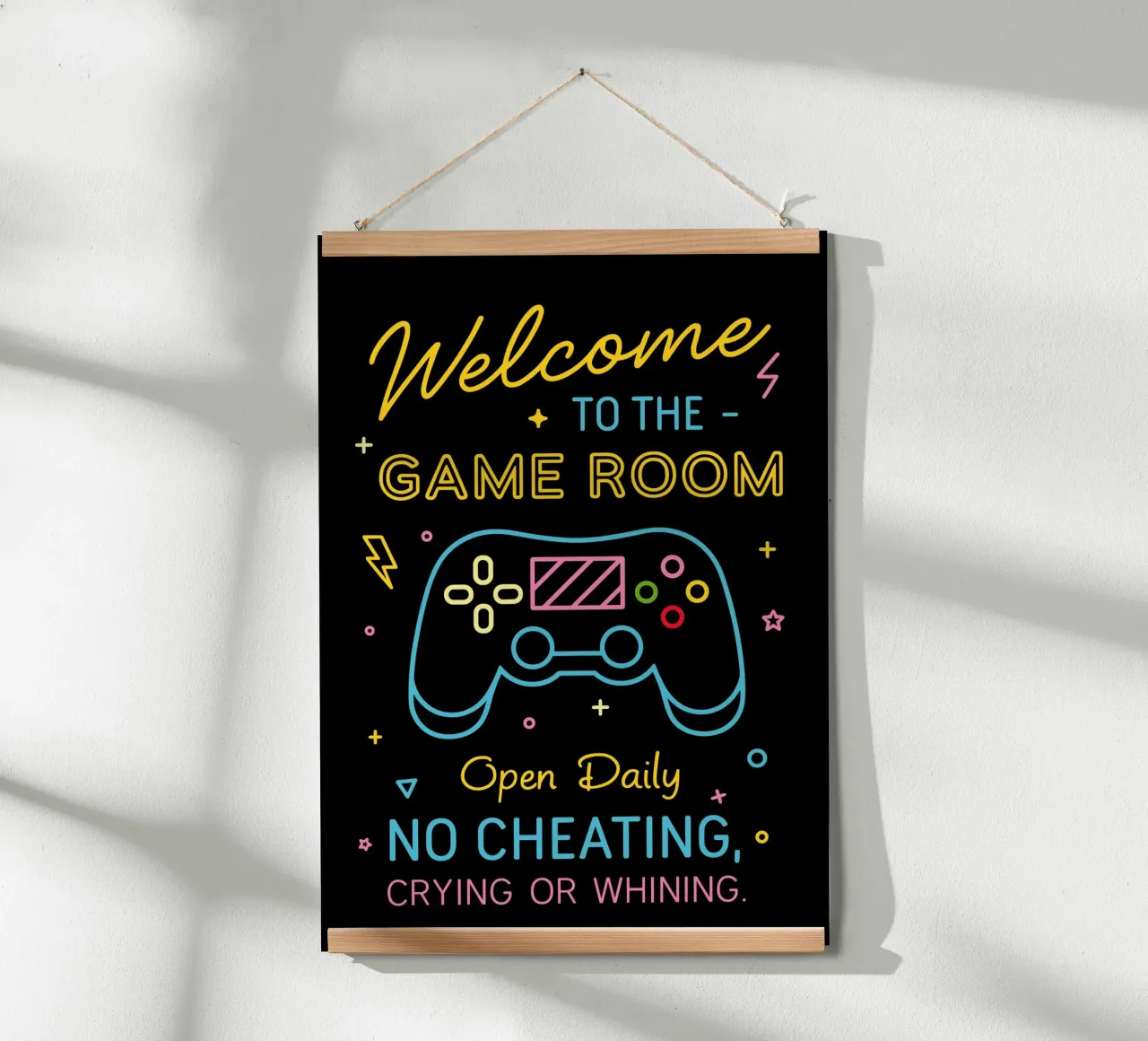 Welcome to the Game Room carta hahnemühle da edsonramosart