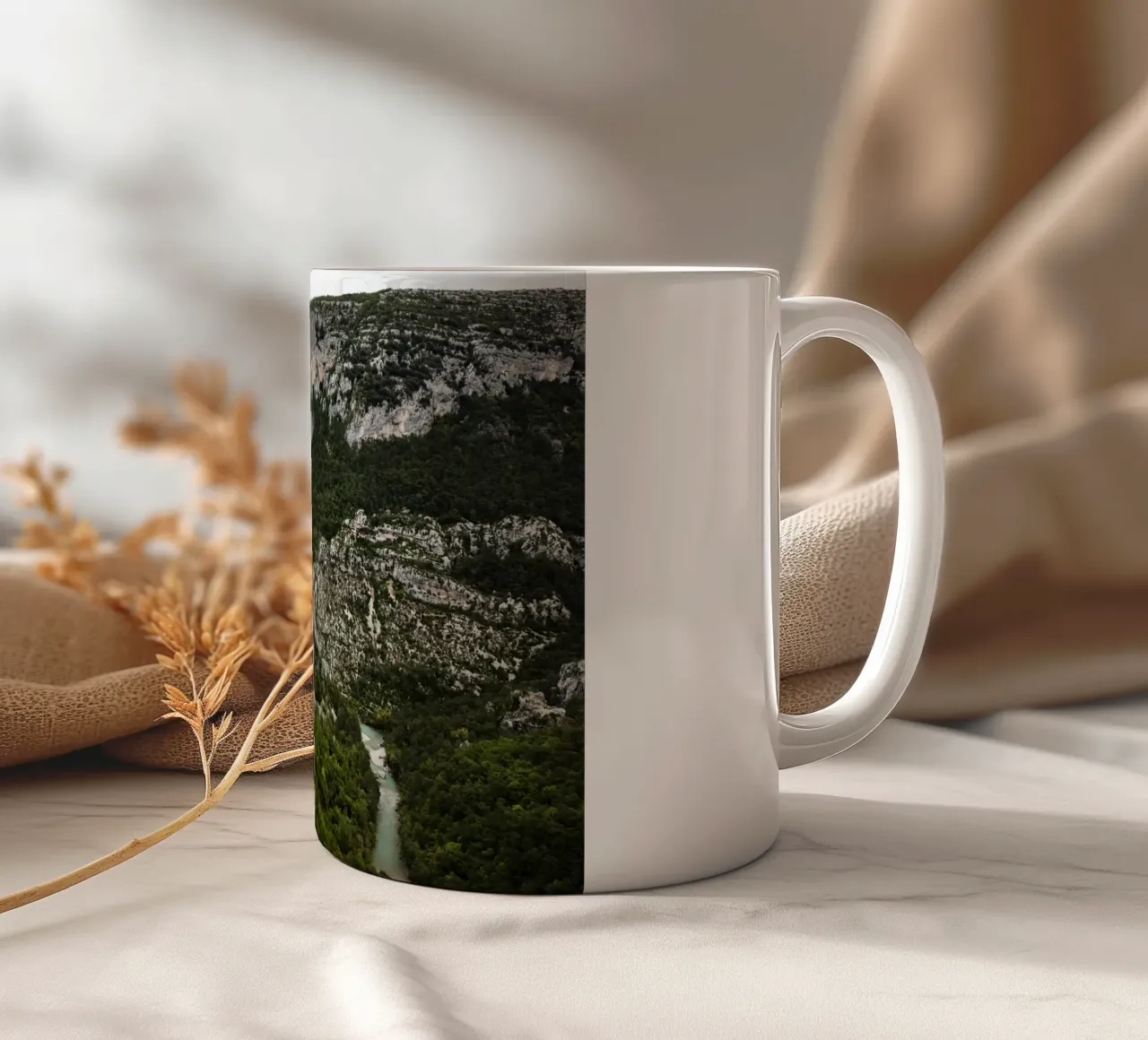 Gole di Verdun, Provenza tazza in ceramica da Simon Koy