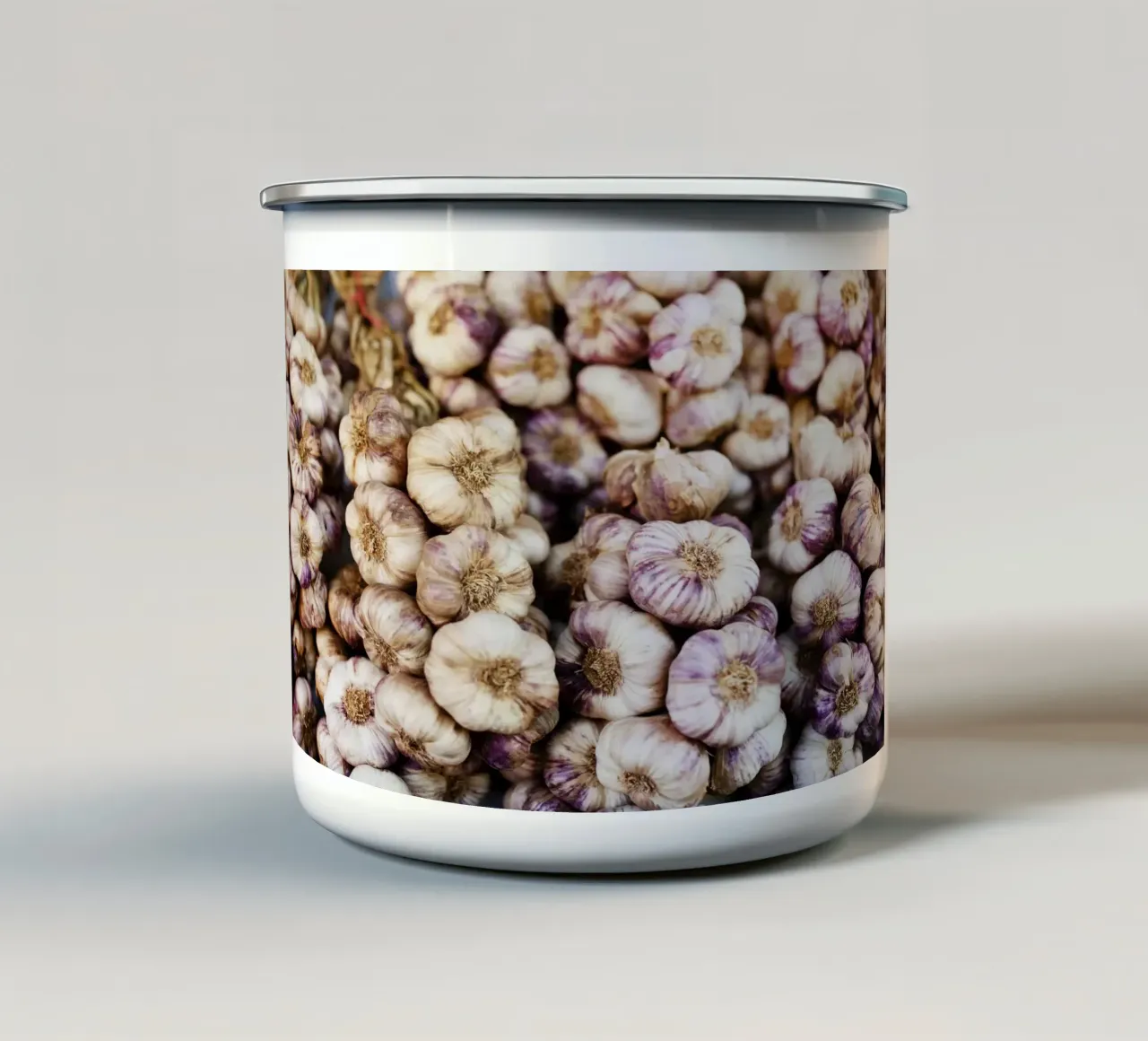 Provenza, aglio tazza in smalto da Simon Koy
