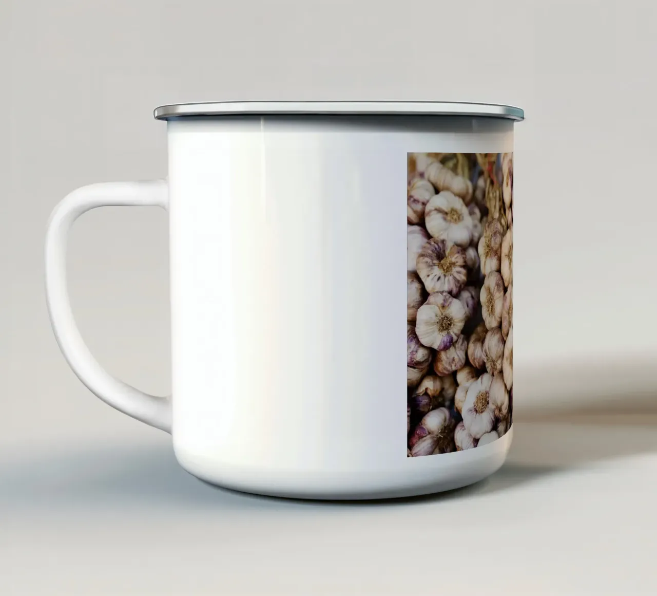 Provenza, aglio tazza in smalto da Simon Koy