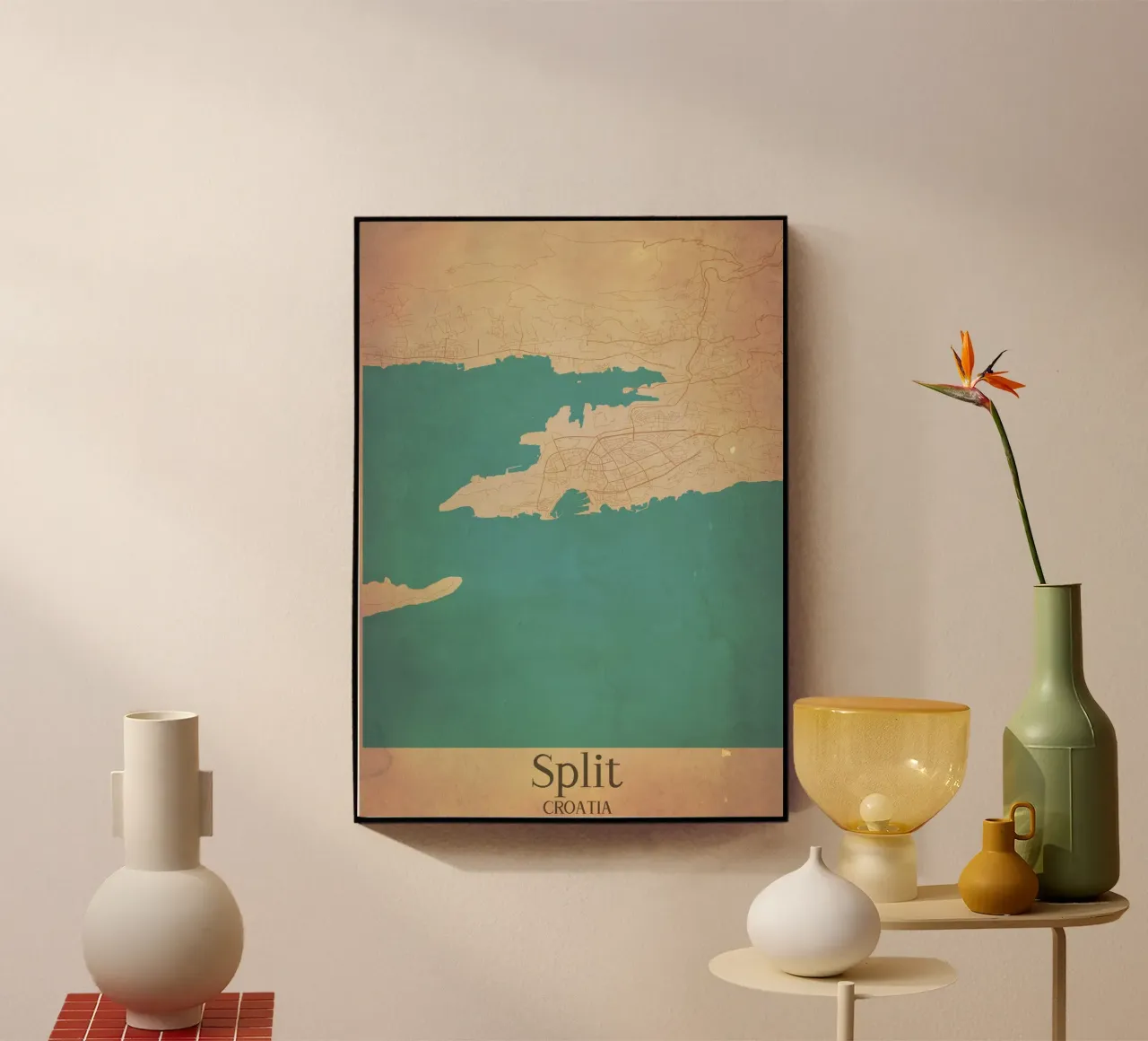 Split CROATIA acrylic glass by WorldPrint