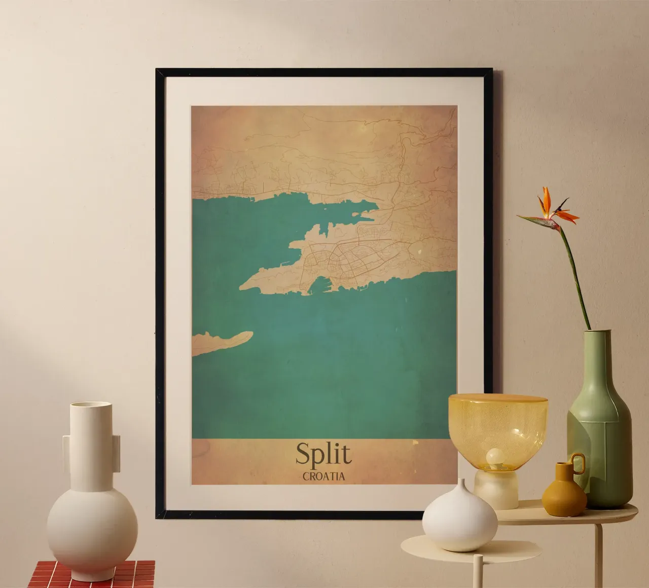 Split CROATIA poster da WorldPrint