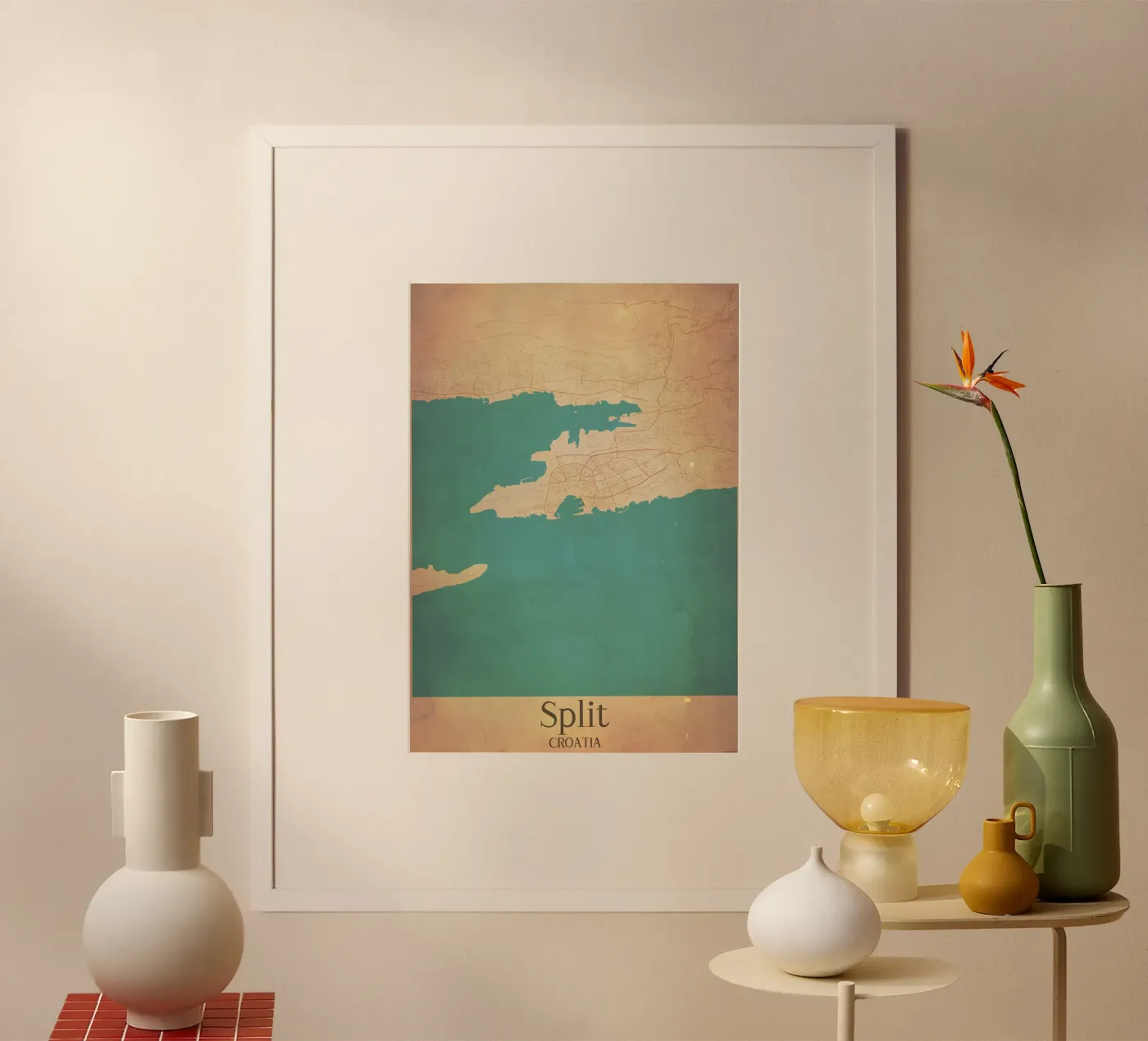 Split CROATIA Poster von WorldPrint