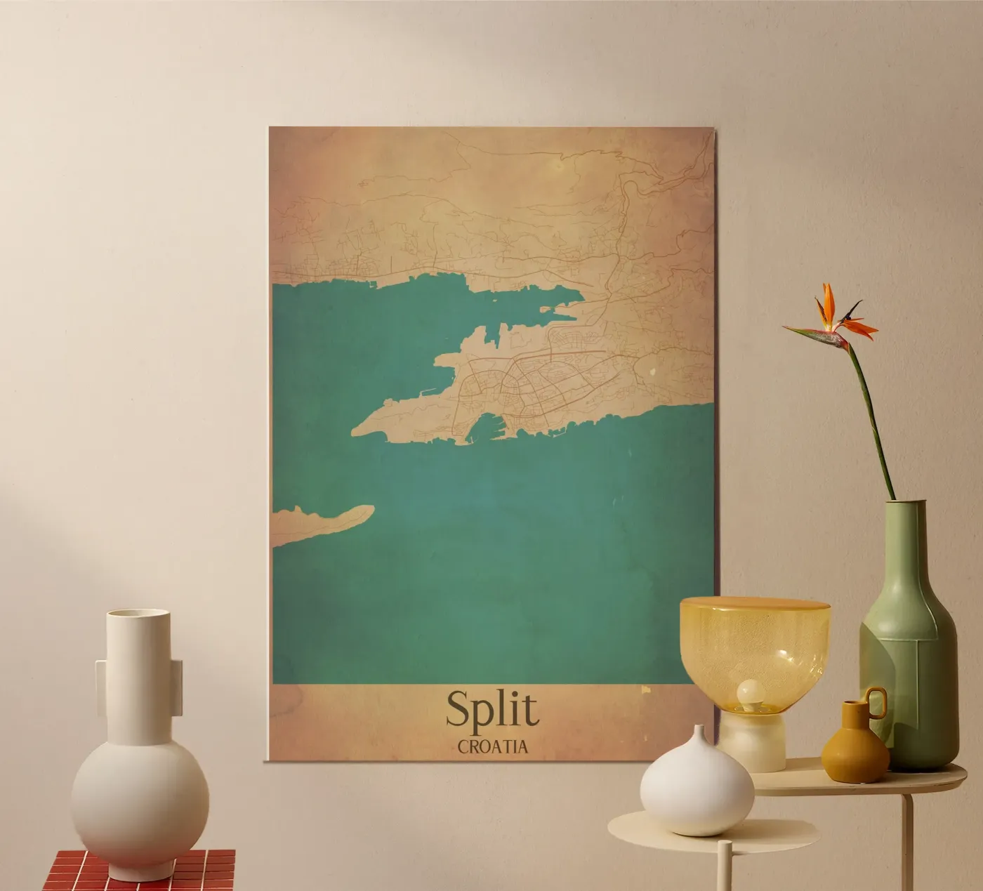 Split CROATIA Poster von WorldPrint