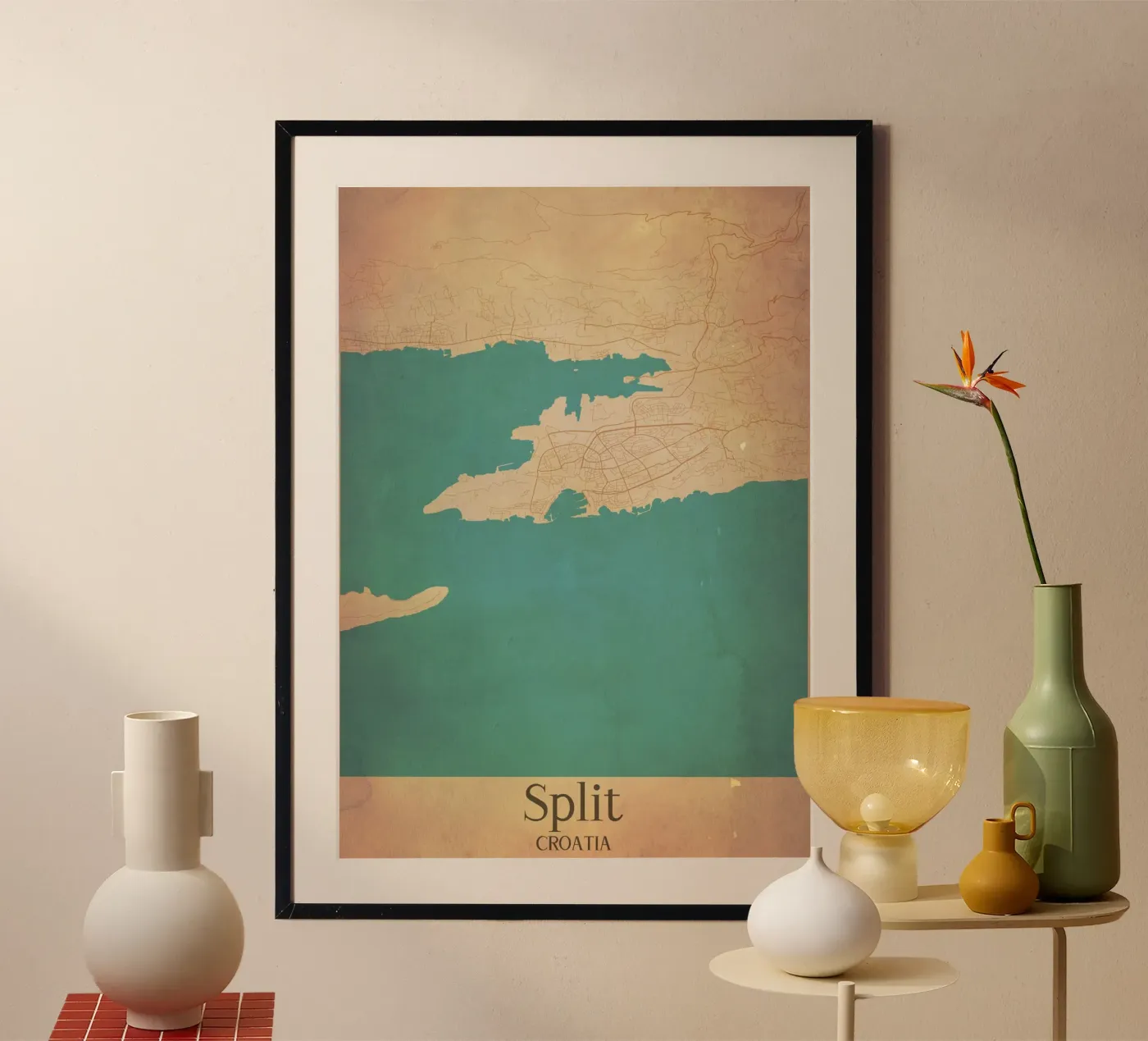 Split CROATIA Poster von WorldPrint