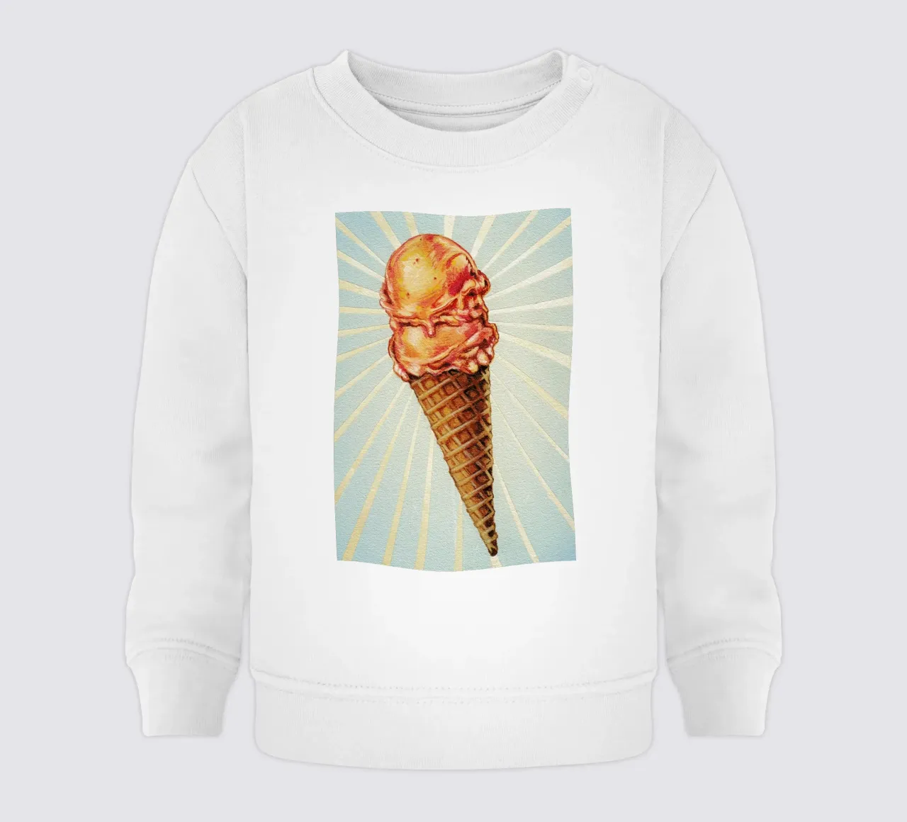 Strawberry Double Scoop felpa neonato da Kelly Gilleran