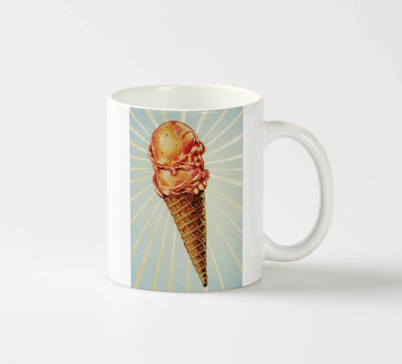 Strawberry Double Scoop tazza in ceramica da Kelly Gilleran