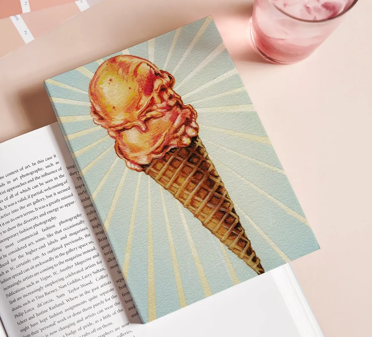 Strawberry Double Scoop notebook by Kelly Gilleran