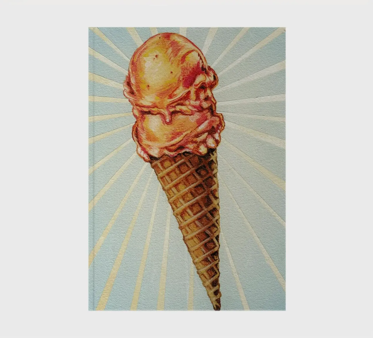Strawberry Double Scoop notebook by Kelly Gilleran