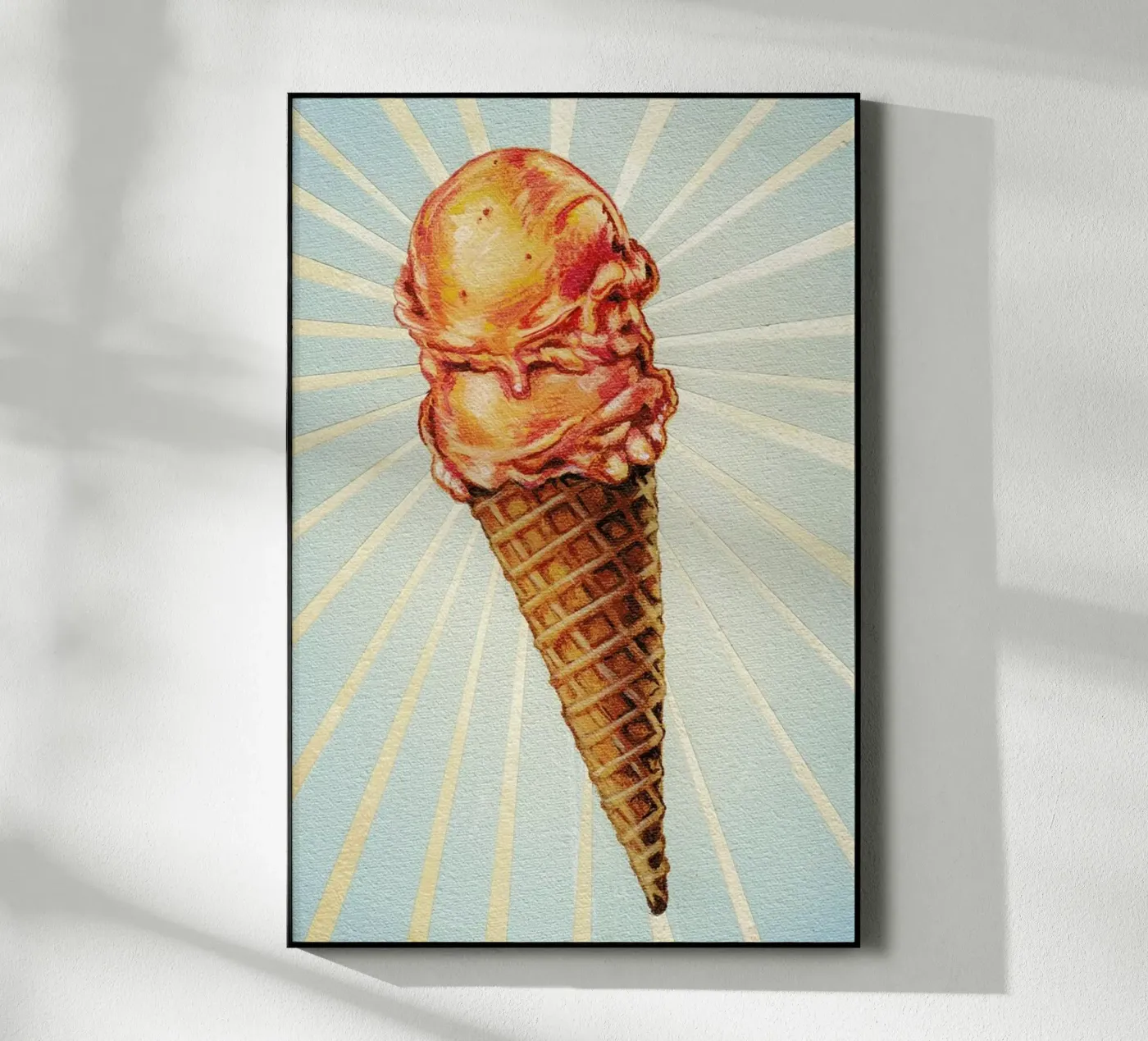 Strawberry Double Scoop plexiglass da Kelly Gilleran