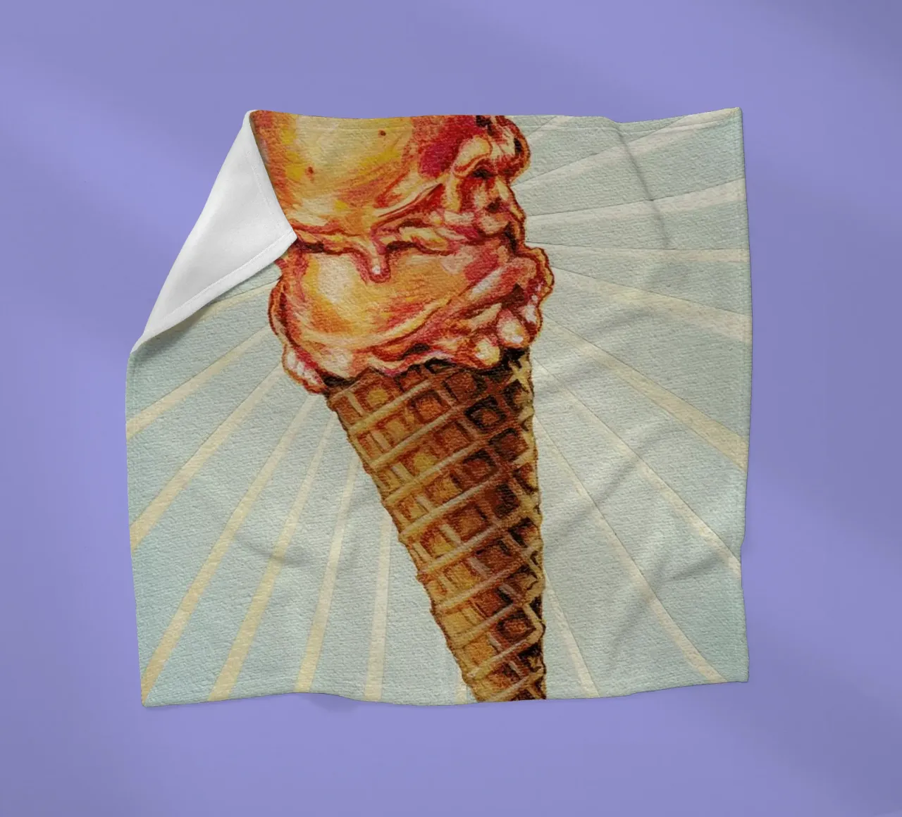 Strawberry Double Scoop coperta in pile da Kelly Gilleran