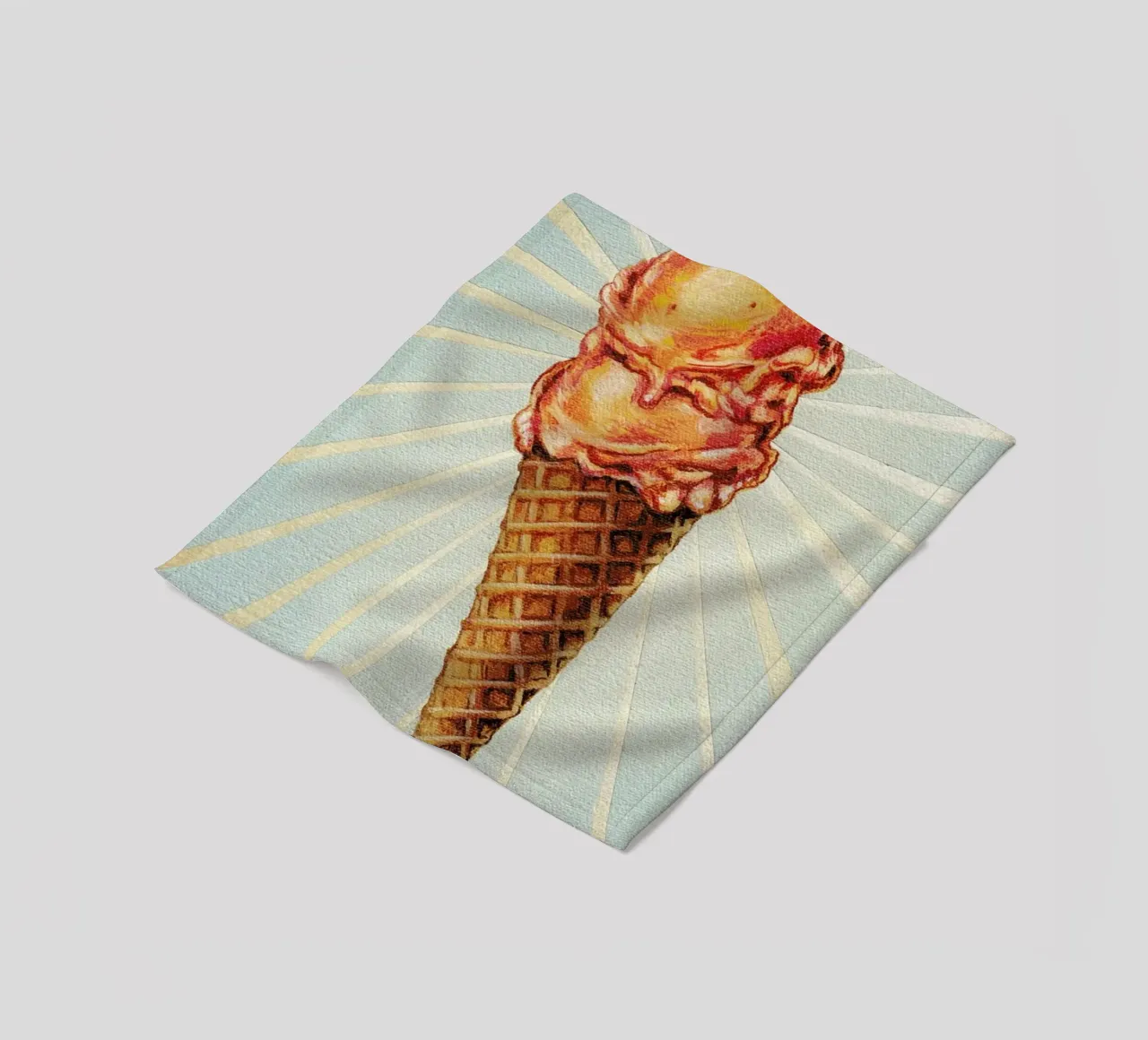 Strawberry Double Scoop coperta in pile da Kelly Gilleran