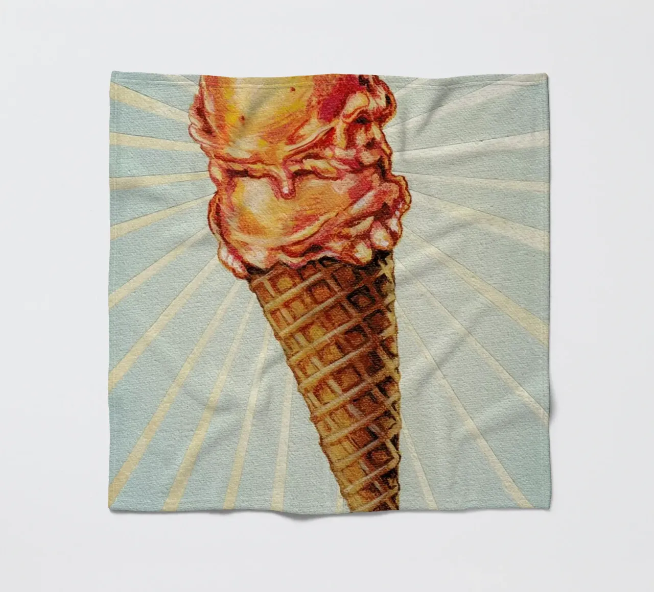 Strawberry Double Scoop coperta in pile da Kelly Gilleran