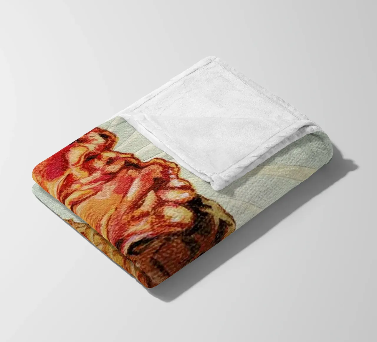 Strawberry Double Scoop coperta in pile da Kelly Gilleran