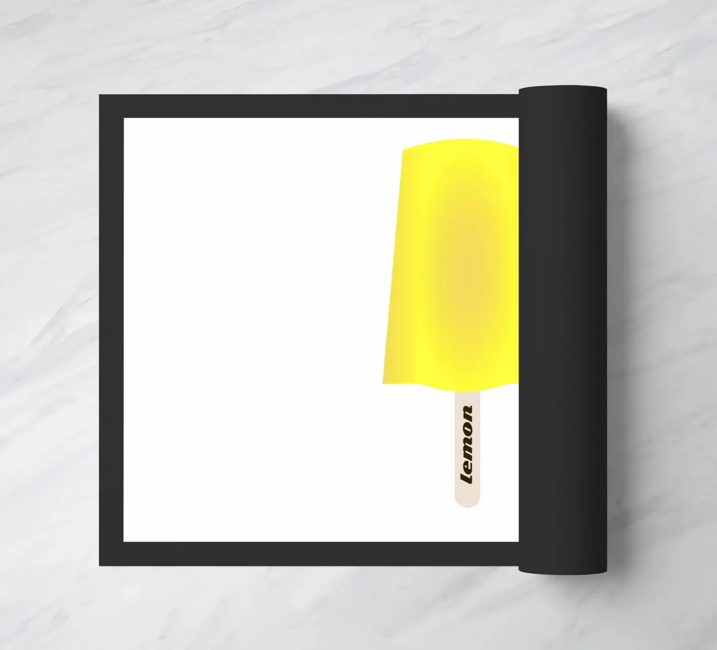 Lemon popsicle doormat by LaylaOzFun