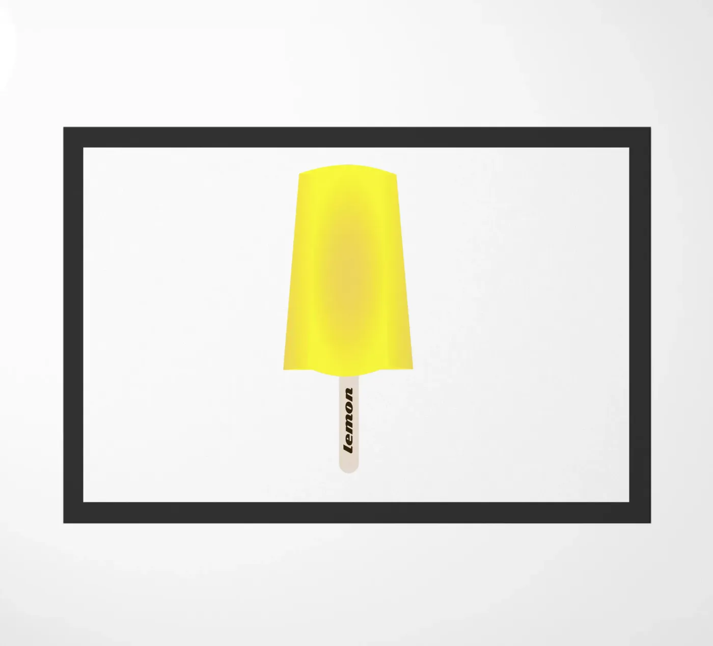 Lemon popsicle doormat by LaylaOzFun
