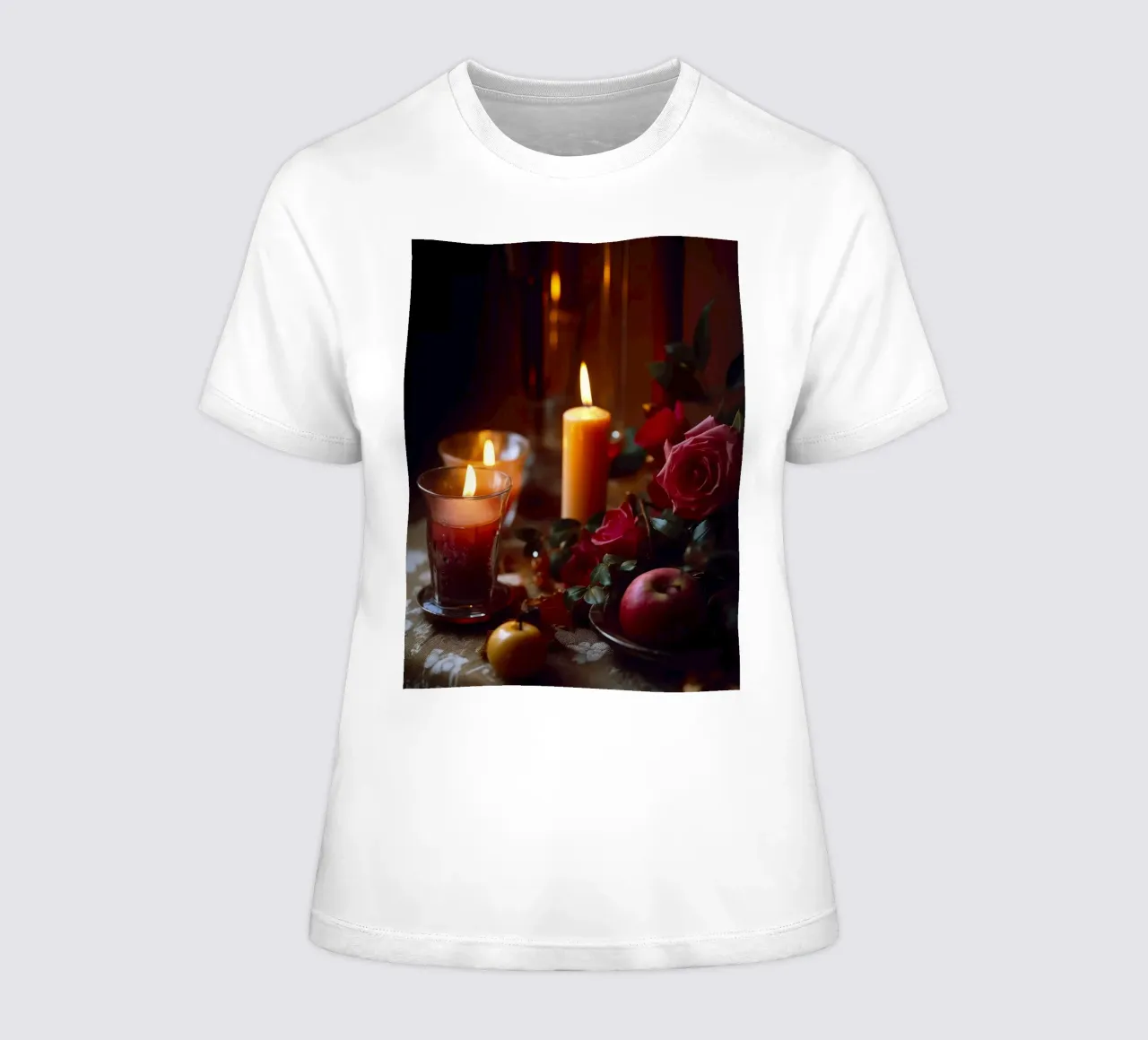 Nostalgic Still Life No 12 t-shirt da donna da treechild