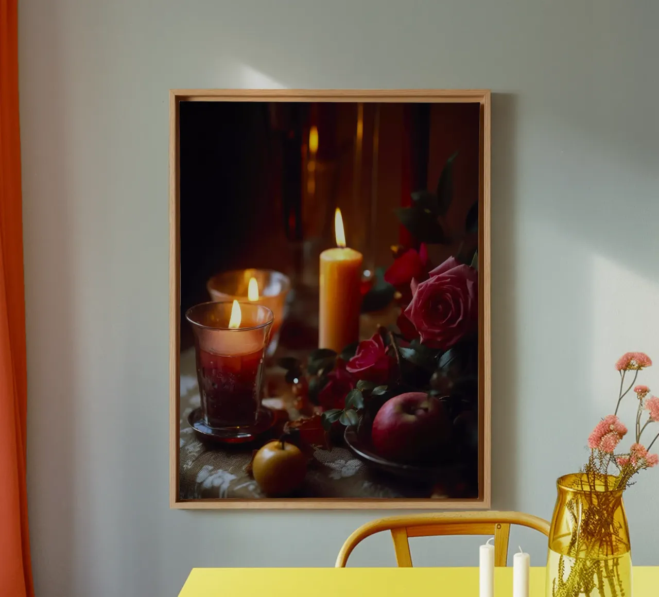 Nostalgic Still Life No 12 tela con Cornice a cassetta da treechild
