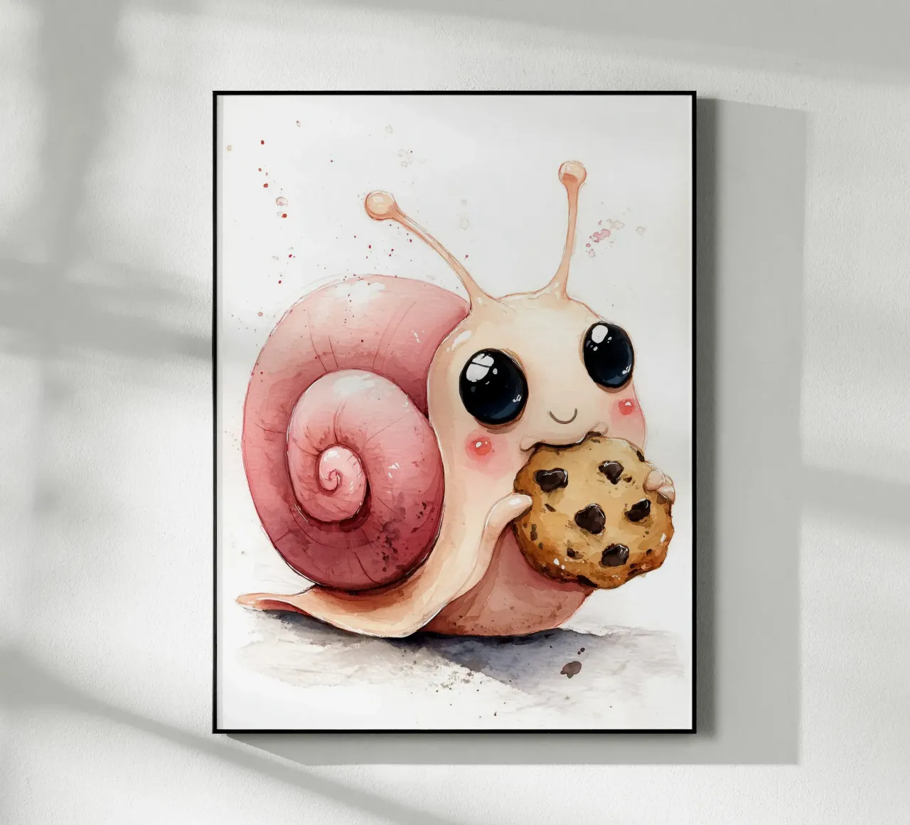 Simpatico poster a forma di lumaca per la cameretta di un bambino plexiglass da Kid’s Dream