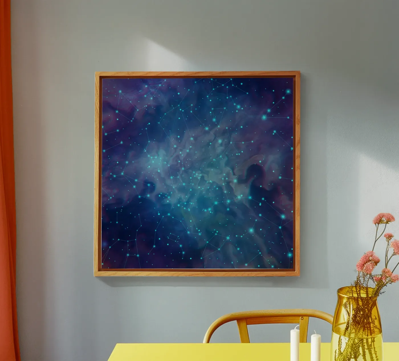 Nebula acryl van Vivi Nicolin