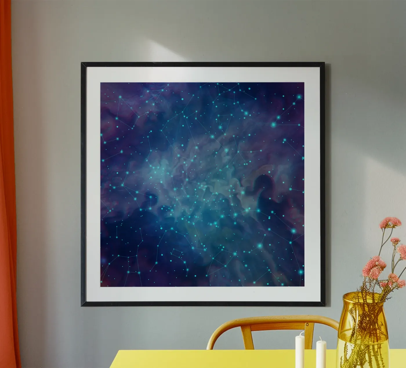 Nebula poster by Vivi Nicolin
