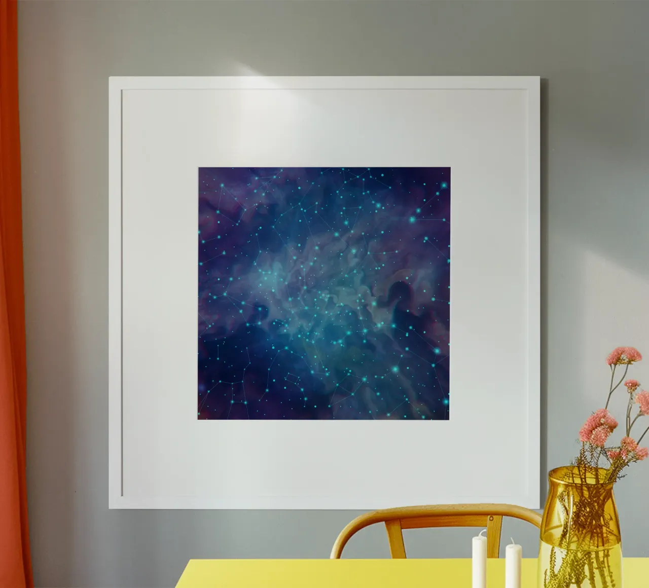 Nebula poster van Vivi Nicolin